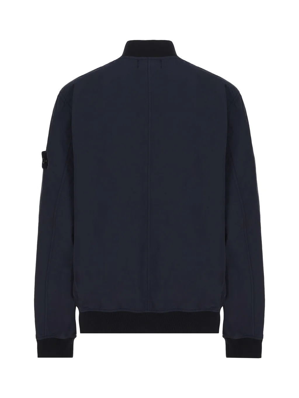 Logo Patch Zip-Up Bomber Jacket