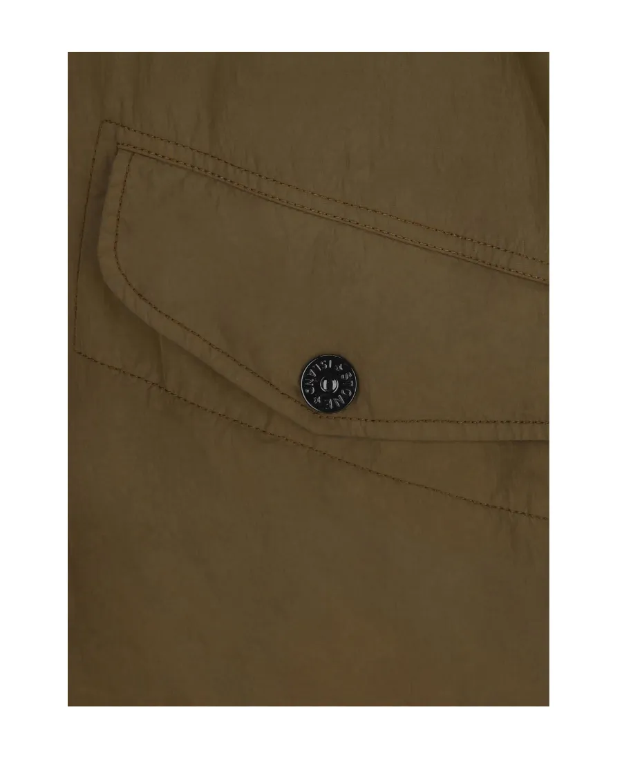 Logo Patch Zip-Up Bomber Jacket