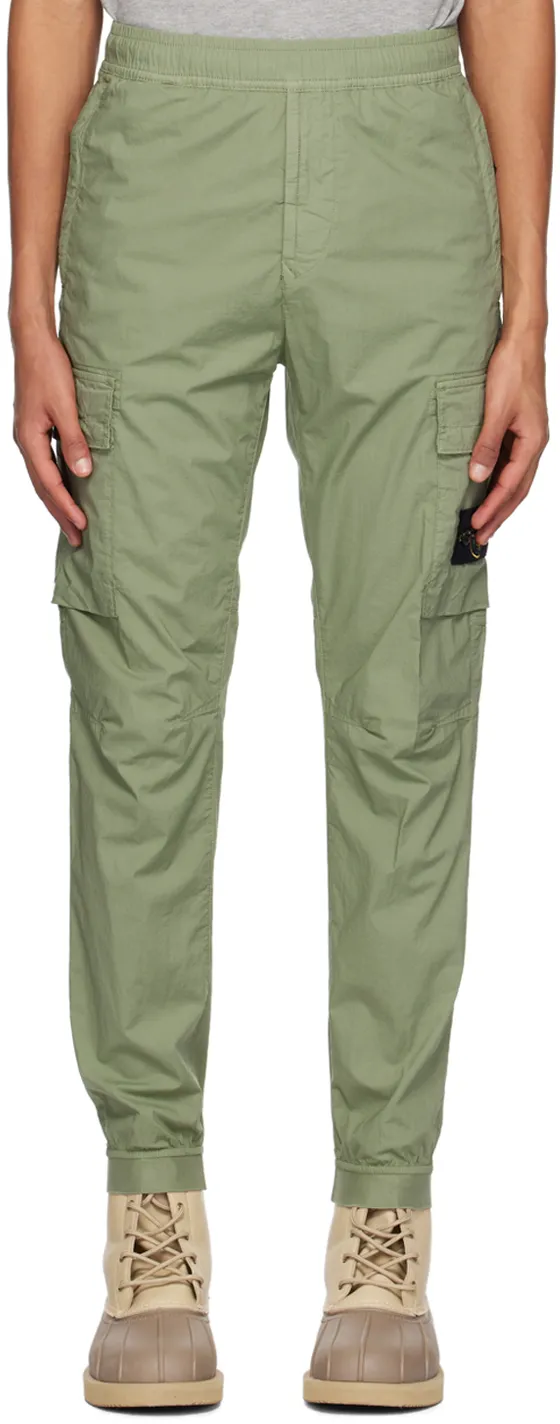 Stretch-Cotton Cargo Trousers