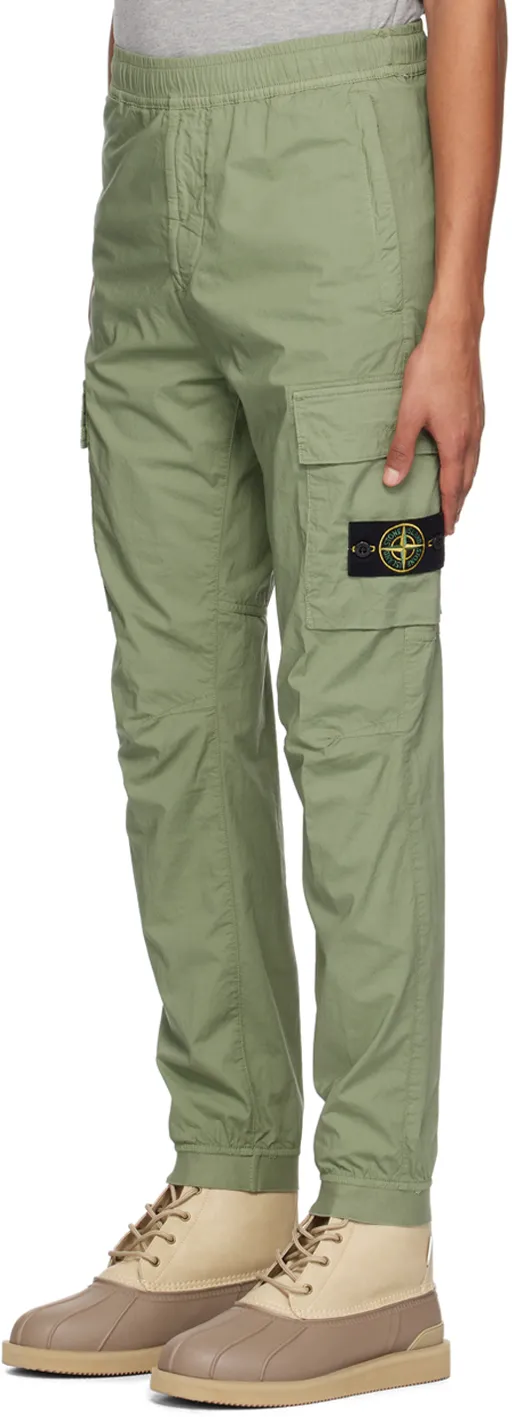 Stretch-Cotton Cargo Trousers