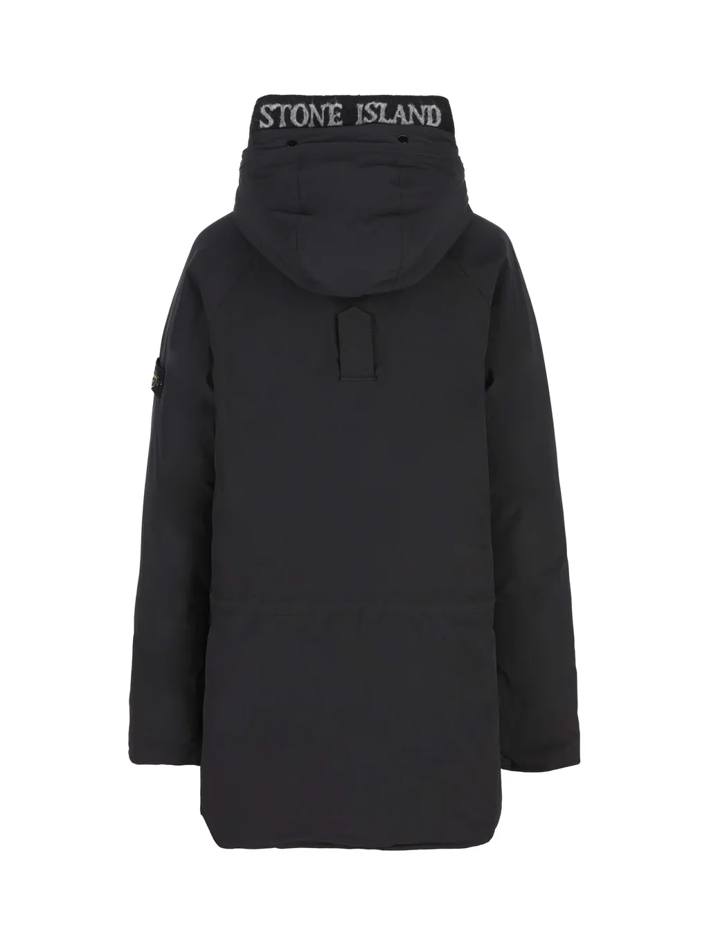 Logo Patch Hooded Jacket