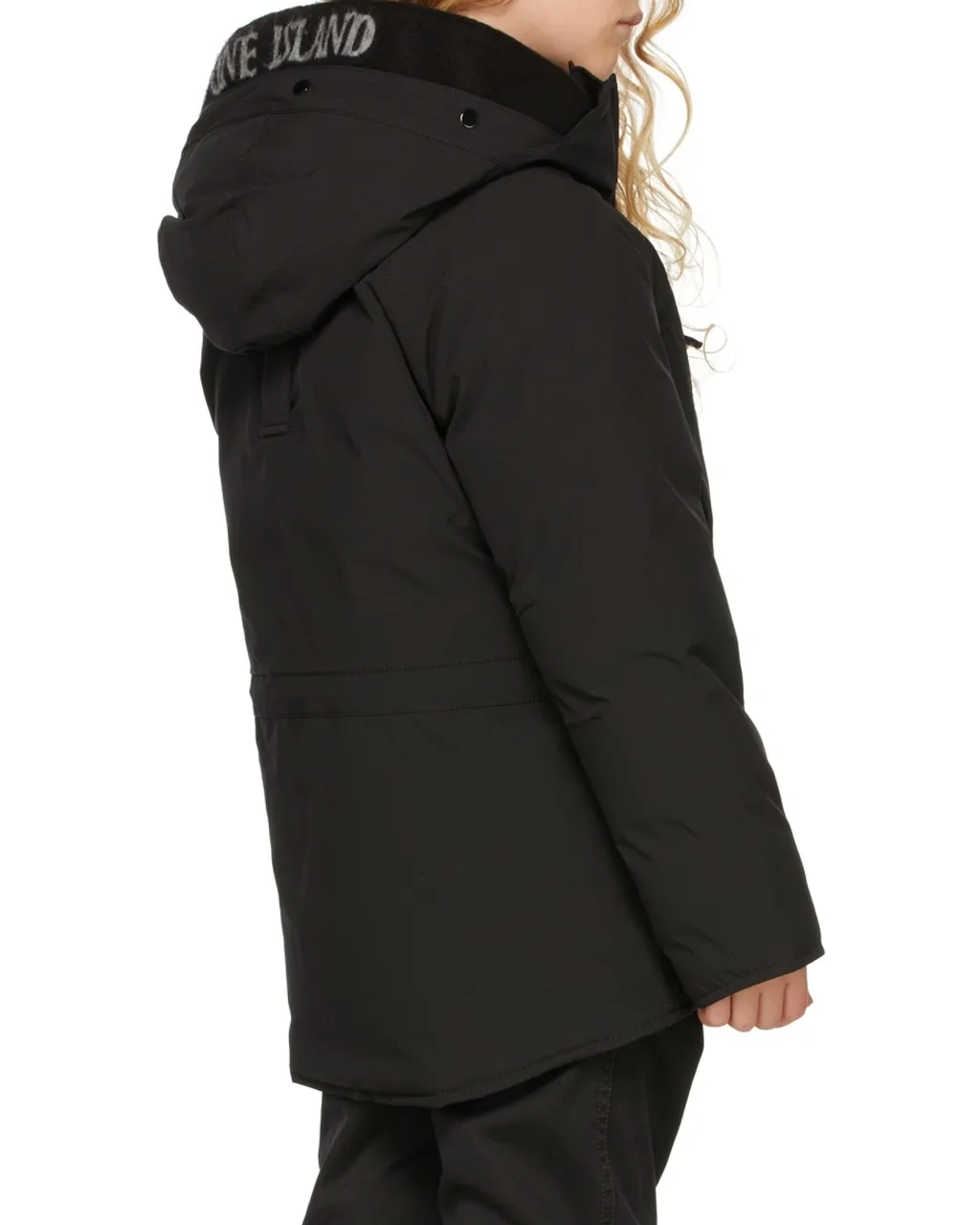 Logo Patch Hooded Jacket