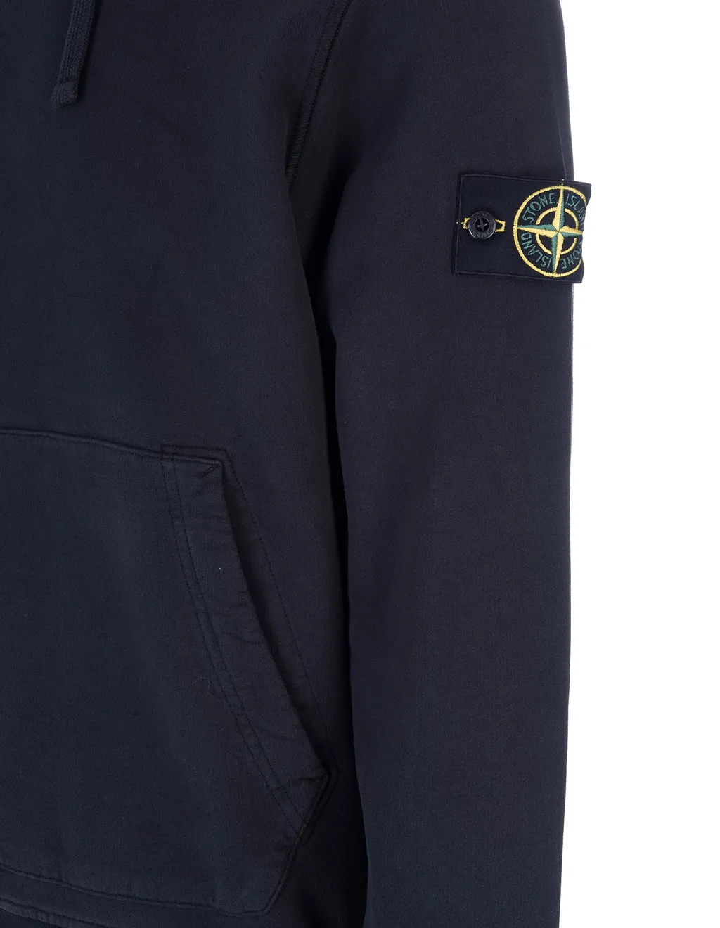 Compass-Patch Cotton Hoodie