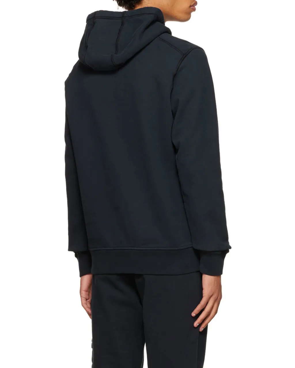 Compass-Patch Cotton Hoodie