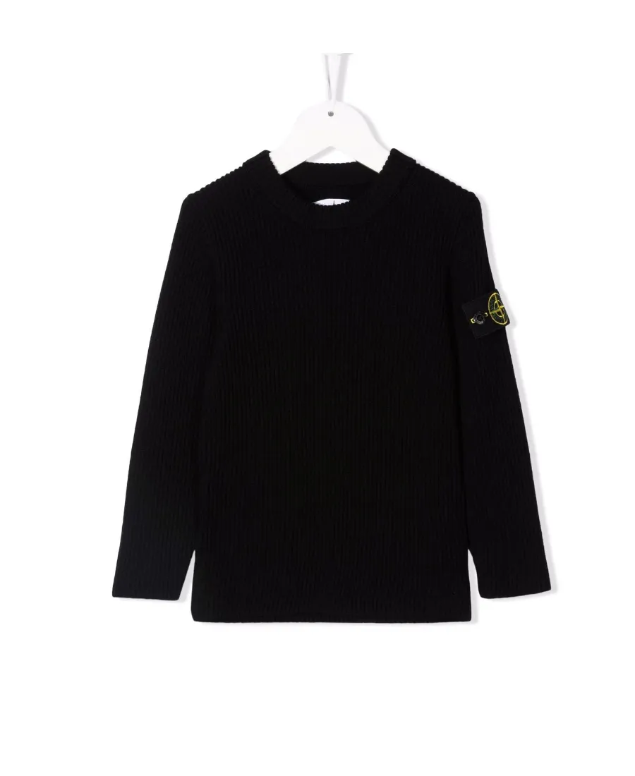 Teen Logo Patch Wool Jumper