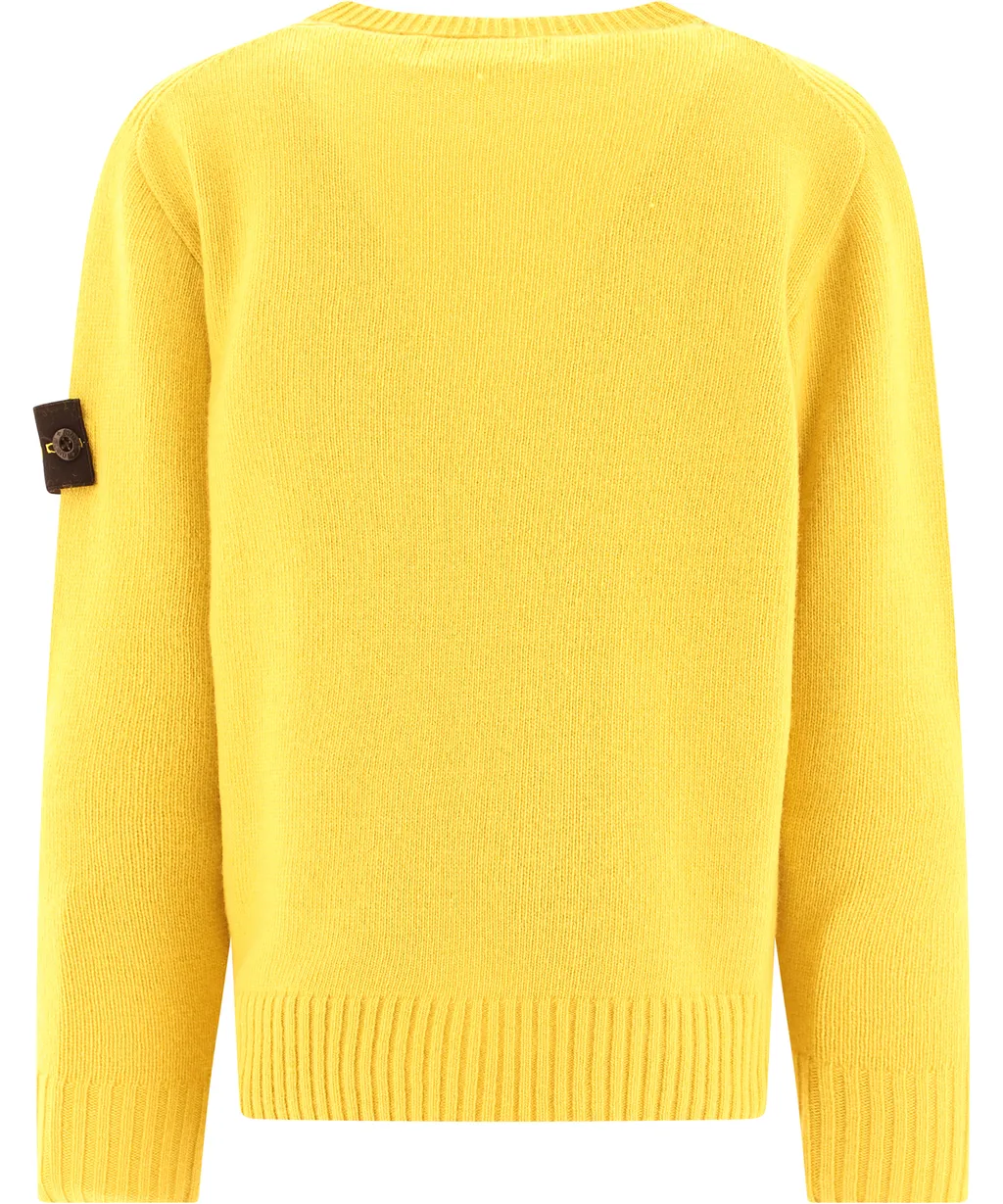 Compass-Patch Crewneck Sweatshirt