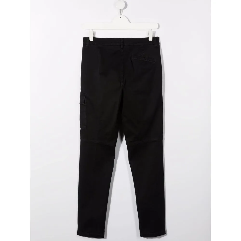 Logo Patch Cargo Pants