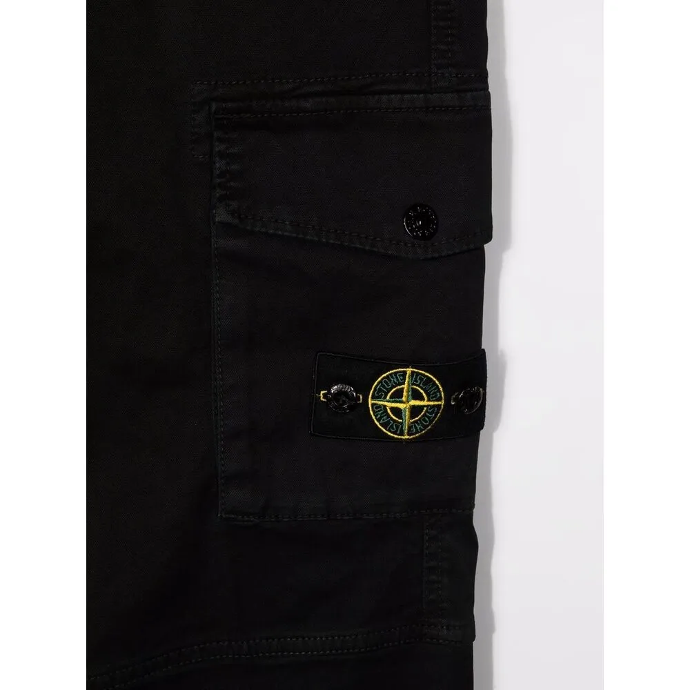 Logo Patch Cargo Pants