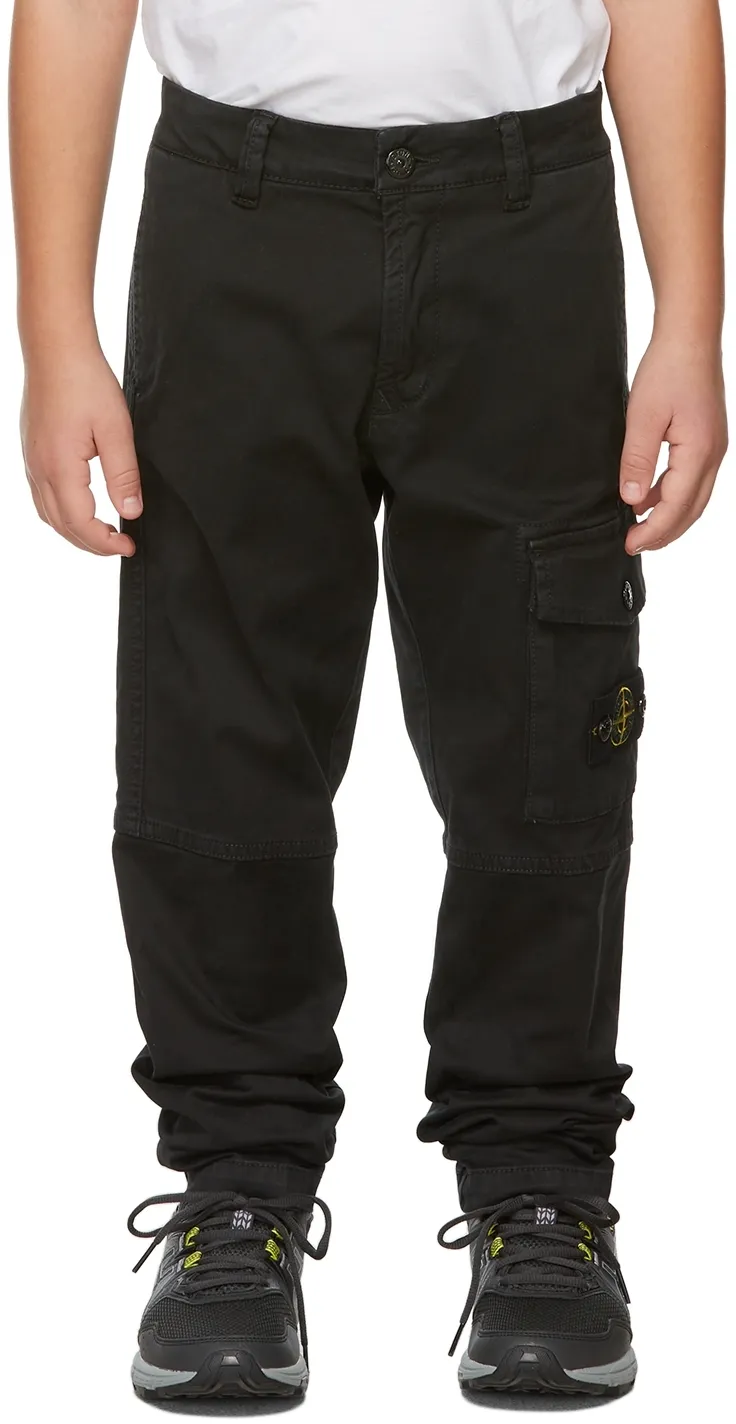 Logo Patch Cargo Pants