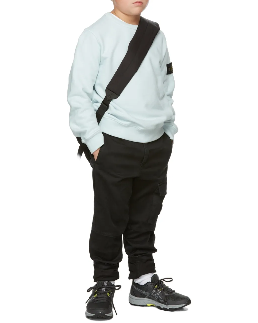Logo Patch Cargo Pants