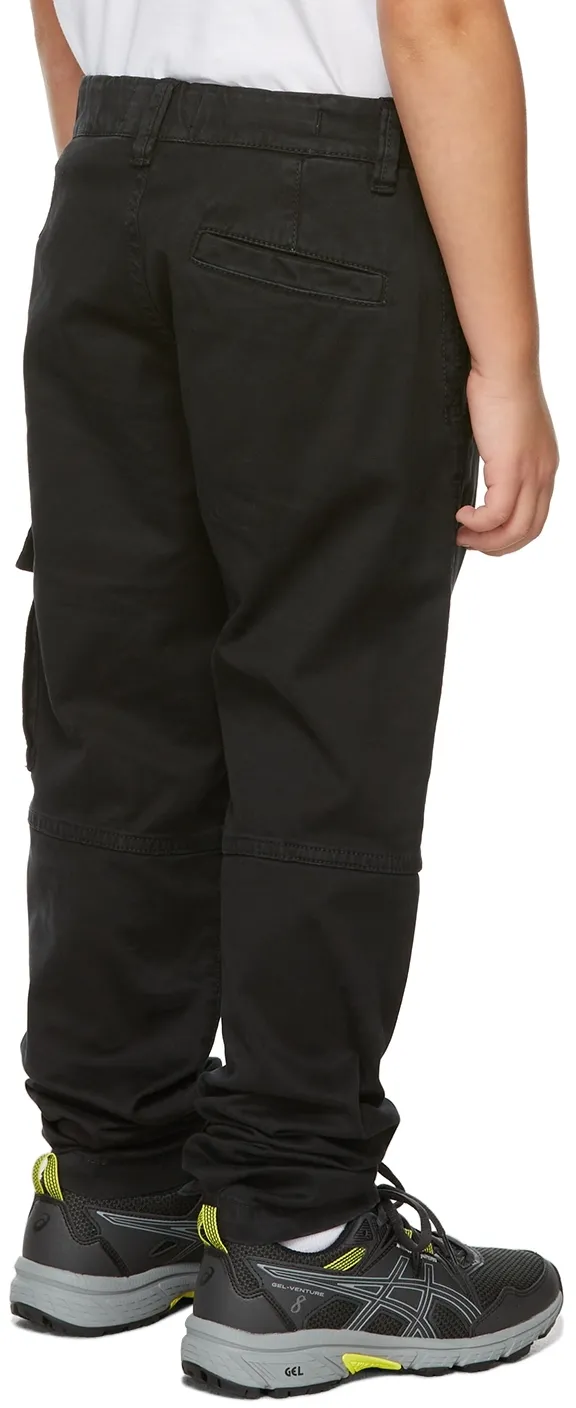 Logo Patch Cargo Pants