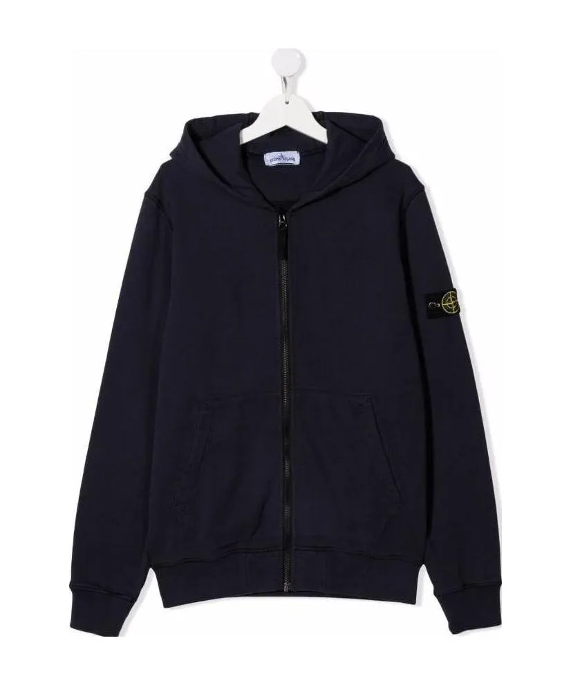 Teen Logo-Patch Zipped Hoodie