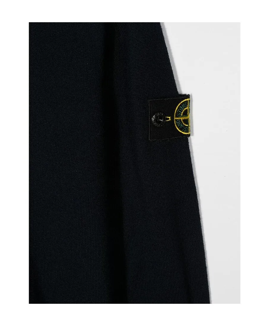 Logo Patch Crew Neck Jumper