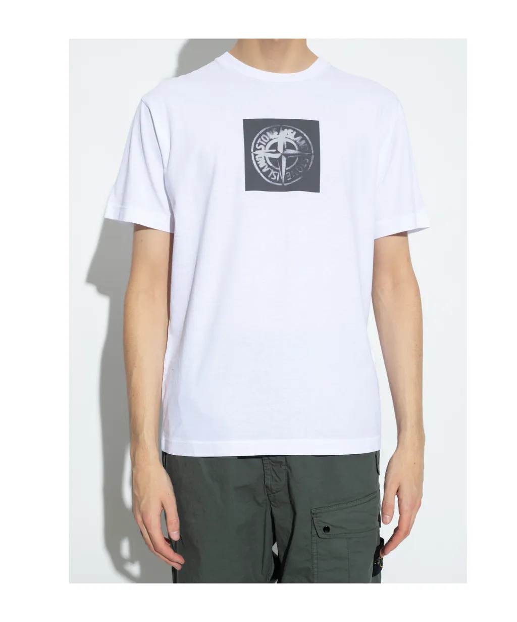 Logo Printed Crewneck T-Shirt