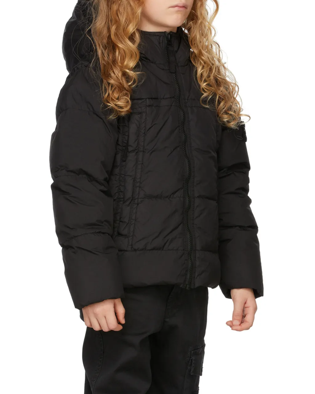 Junior Logo Patch Hooded Jacket