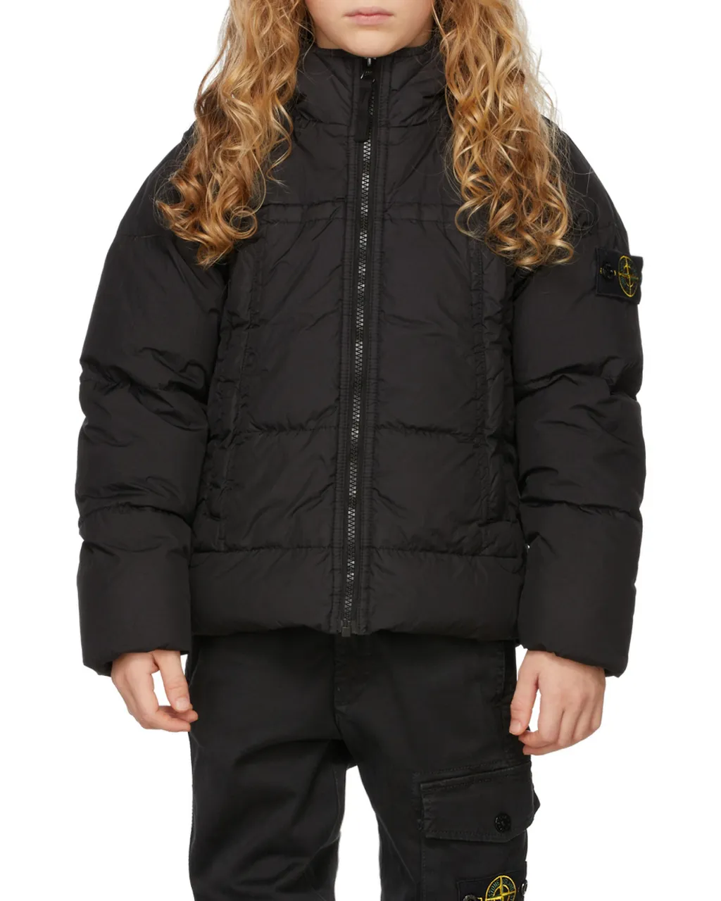 Junior Logo Patch Hooded Jacket