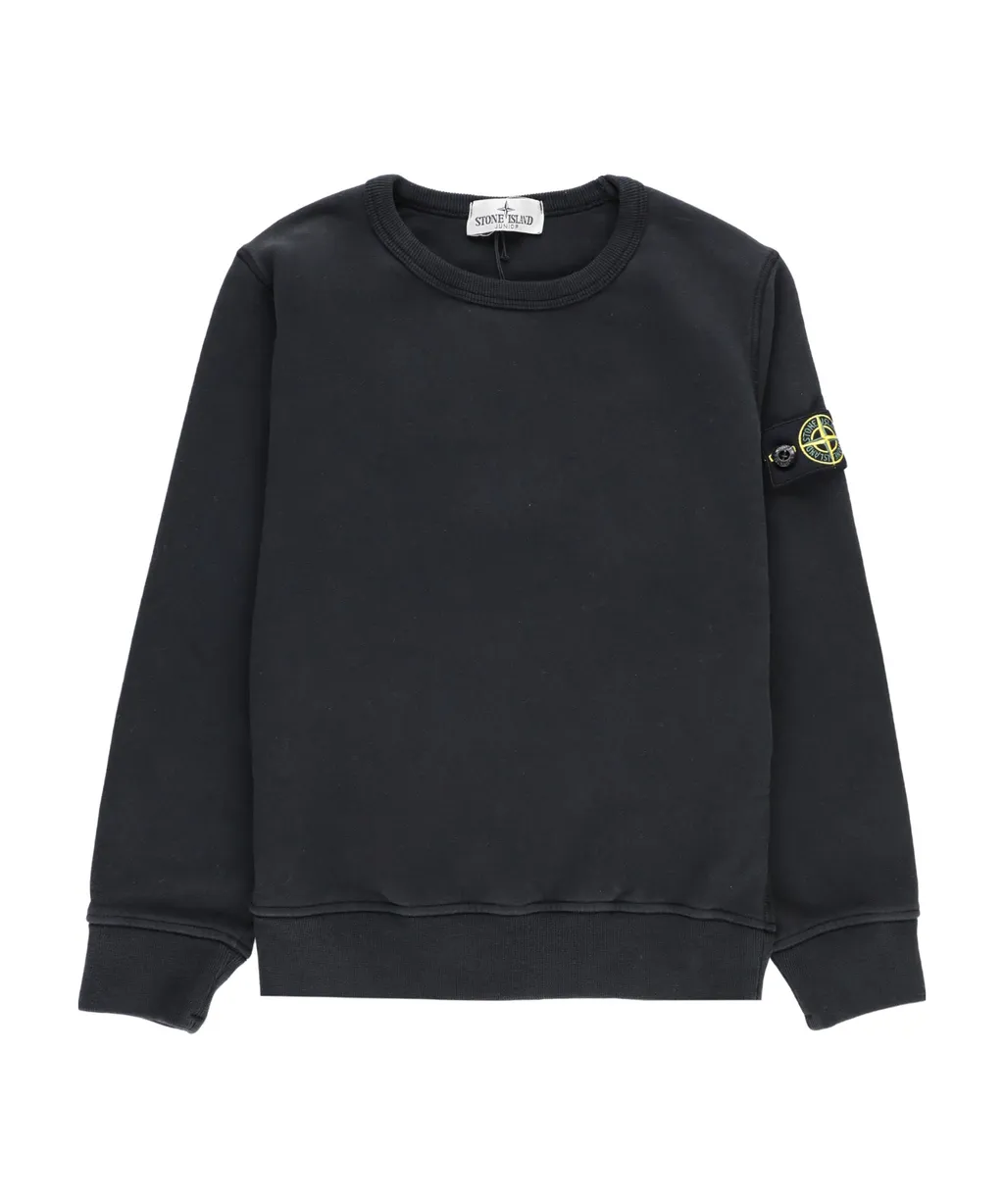 Junior Compass-Motif Crewneck Sweatshirt