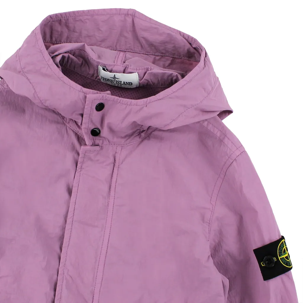Logo Patch Hooded Jacket