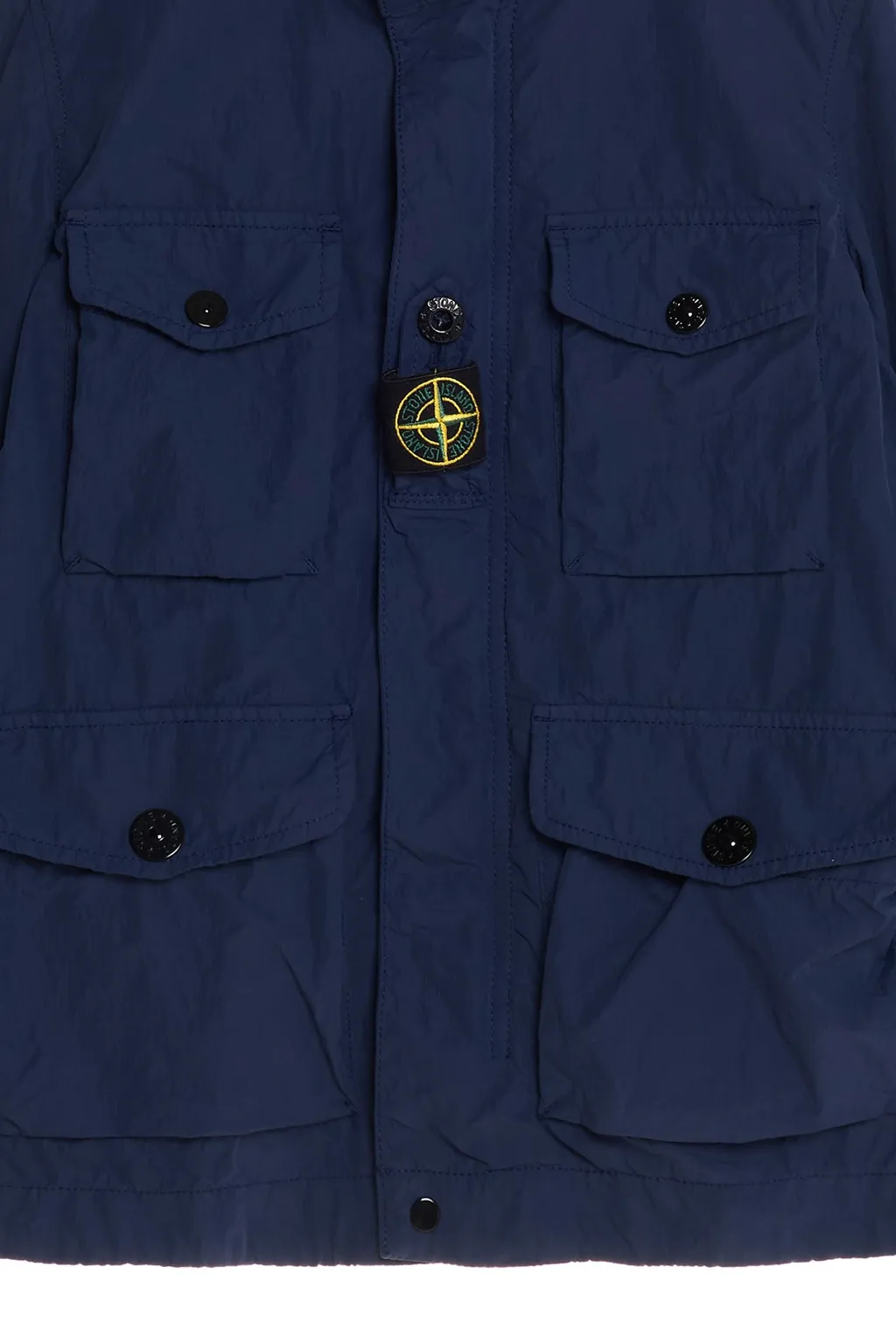 Logo-Patch Padded Coat