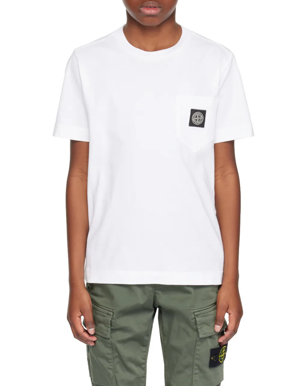 Junior Compass-Patch Crewneck T-Shirt