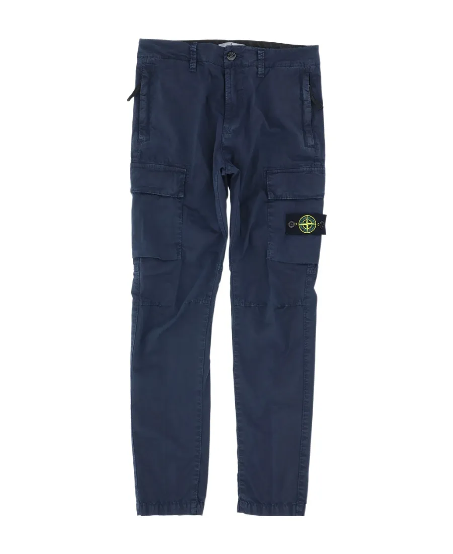 Logo Patch Cargo Trousers