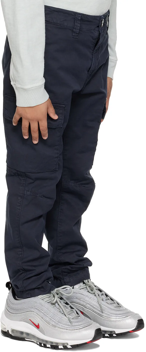 Logo Patch Cargo Trousers