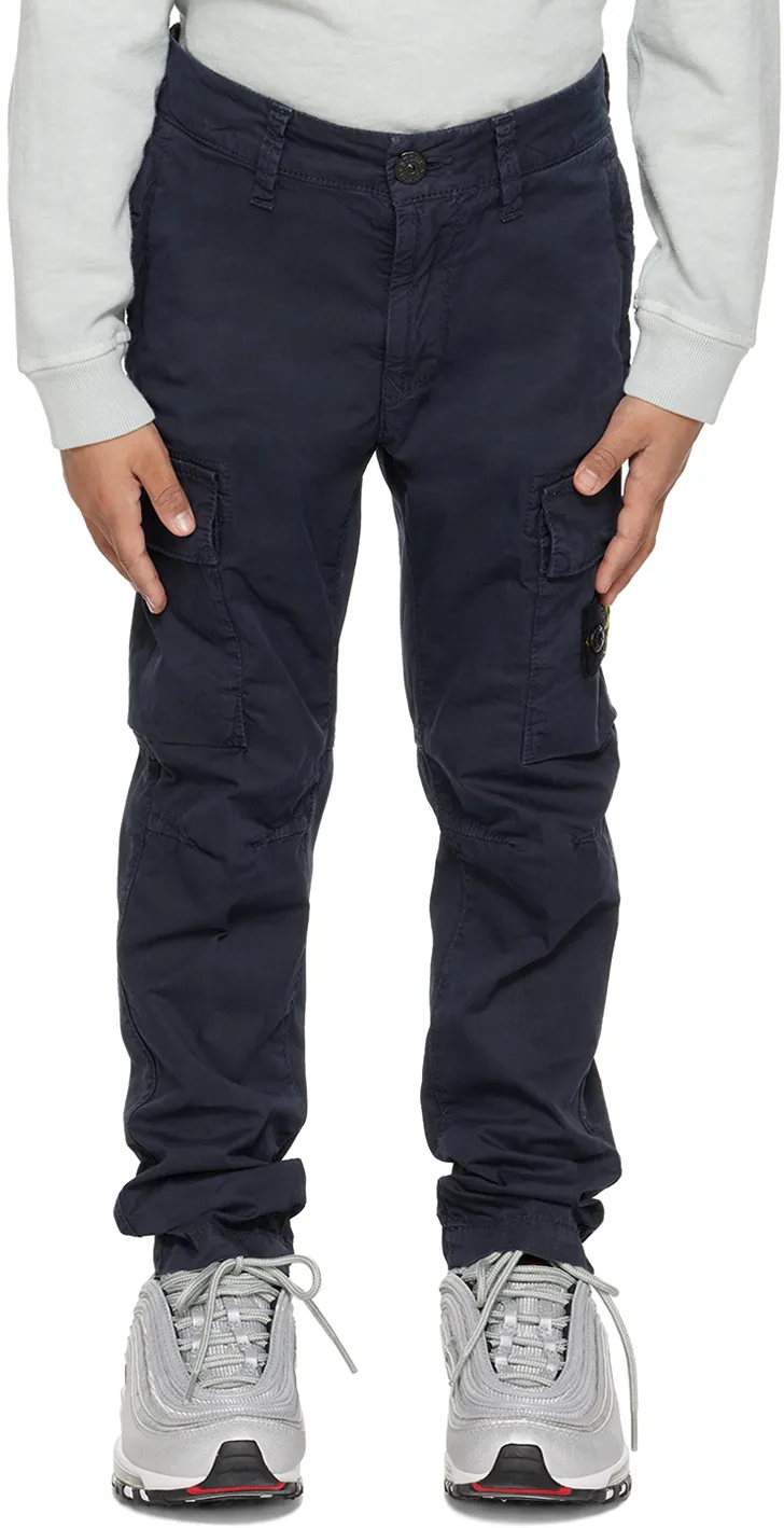 Logo Patch Cargo Trousers