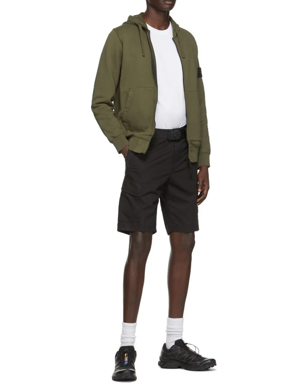 Logo Patch Bermuda Shorts