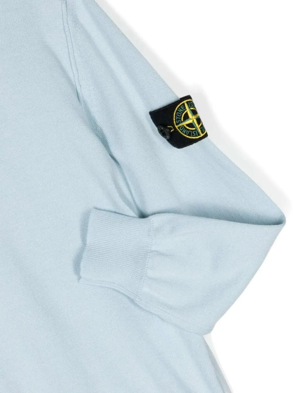 Compass-Motif Crewneck Jumper