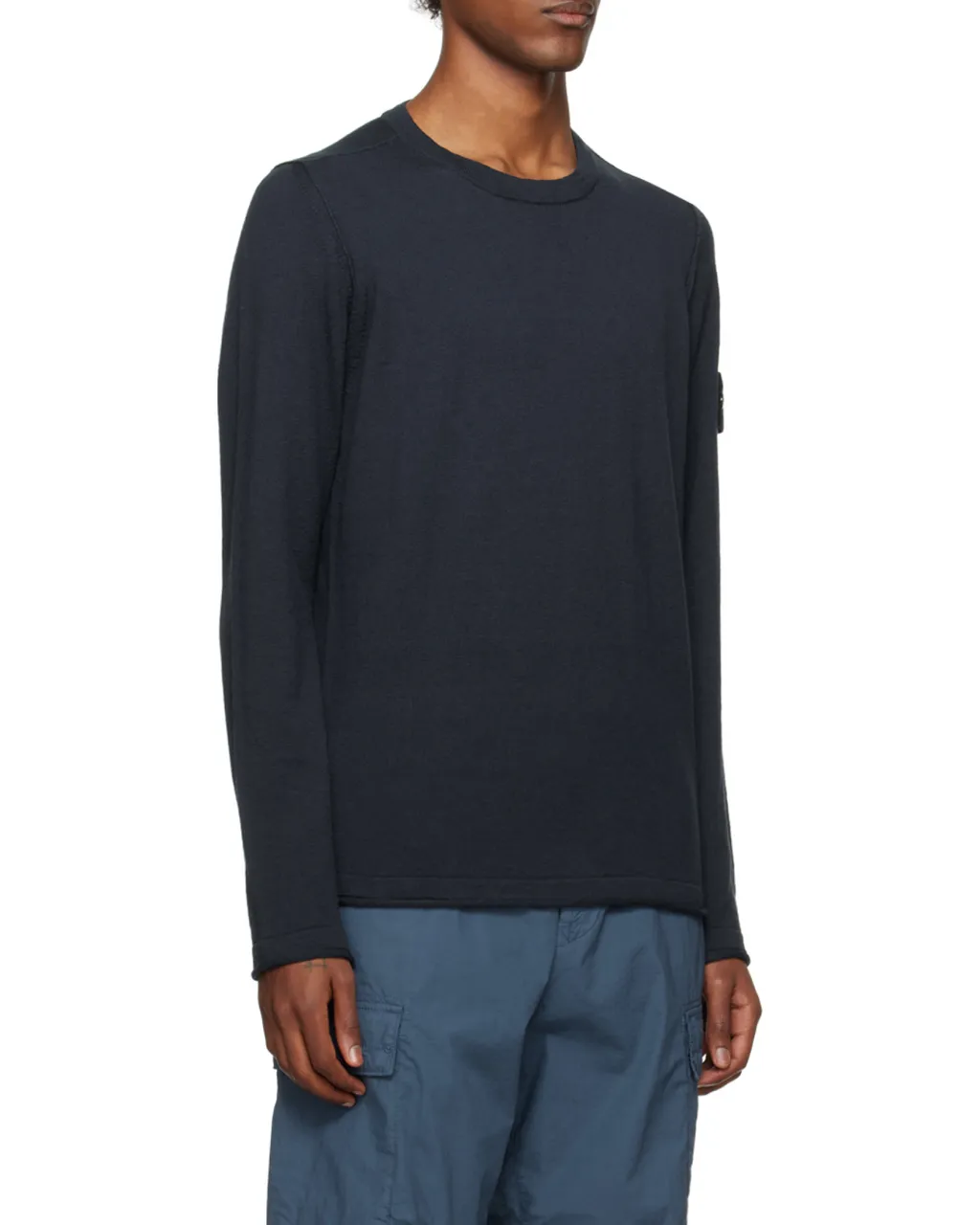 Logo Patch Crewneck Jumper
