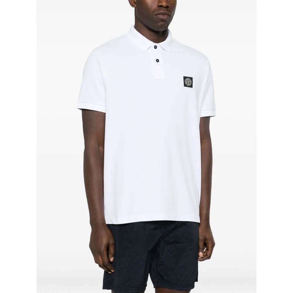 Compass Patch Short-Sleeved Polo Shirt