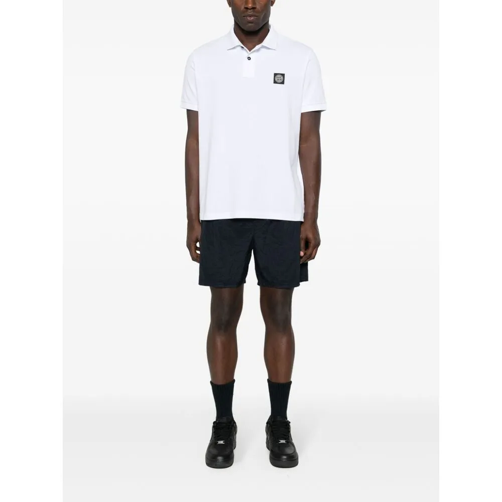 Compass Patch Short-Sleeved Polo Shirt