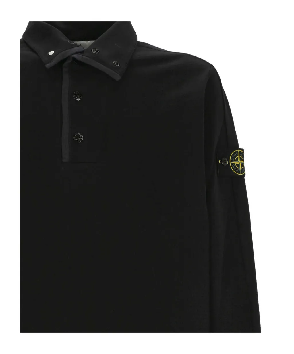 Long-Sleeved Polo Shirt