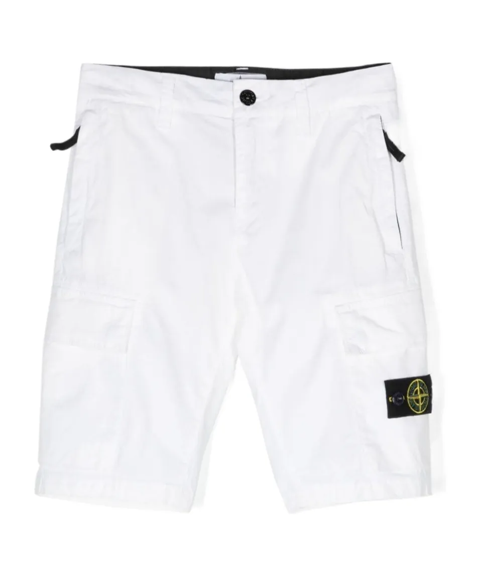 Compass Patch Knee-Length Cargo Shorts