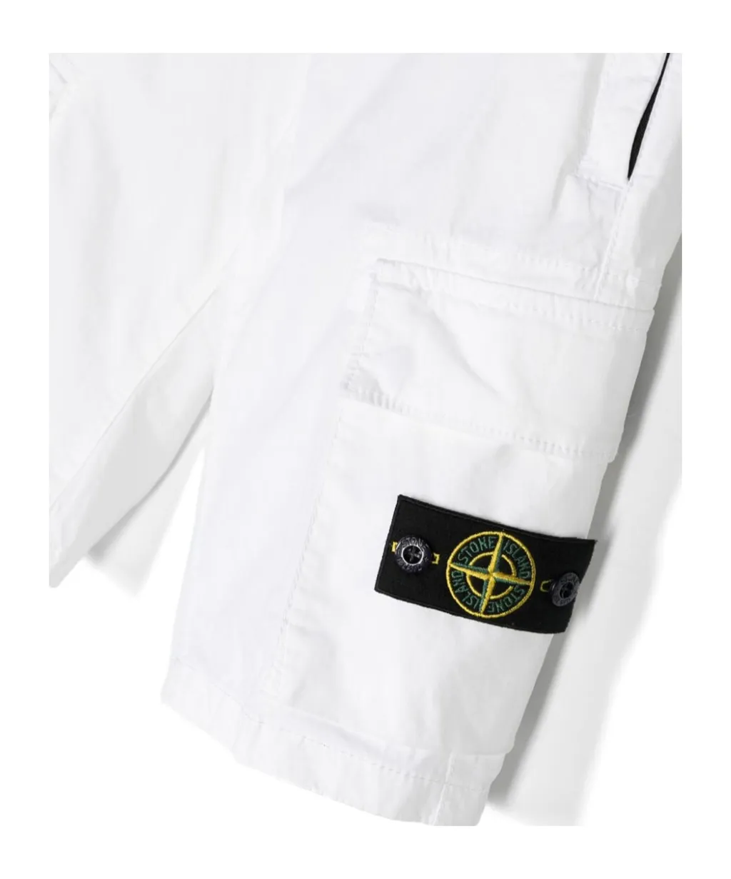 Compass Patch Knee-Length Cargo Shorts