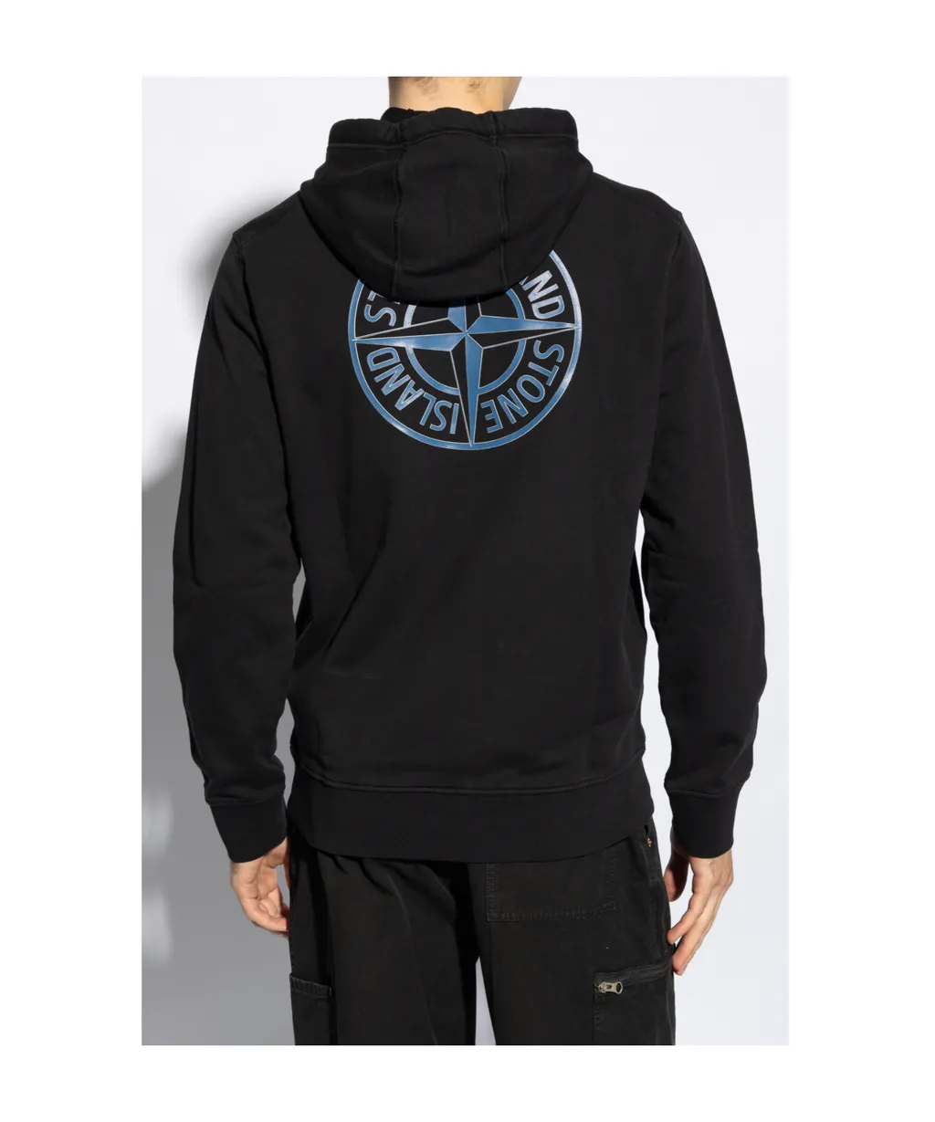 Logo Printed Drawstring Hoodie