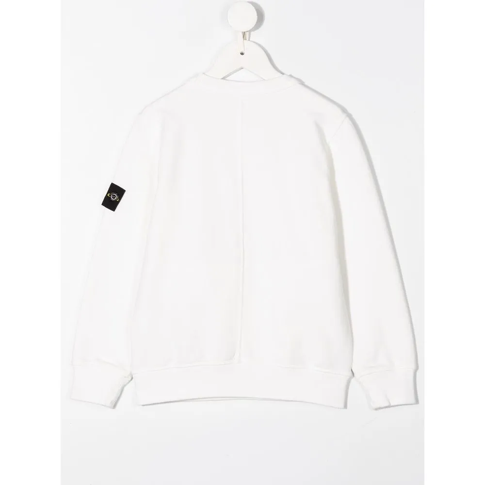 Logo Patch Crew Neck Sweatshirt