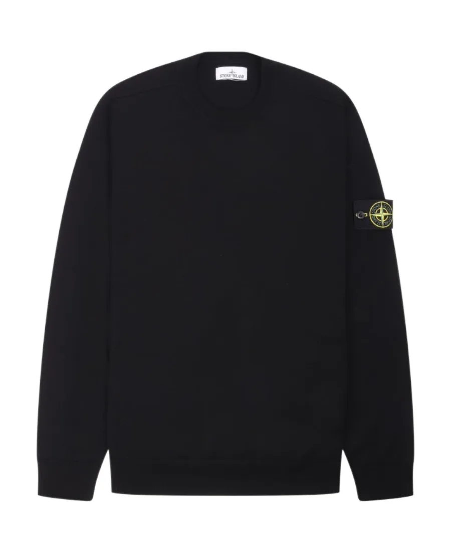 Logo Patch Crewneck Jumper