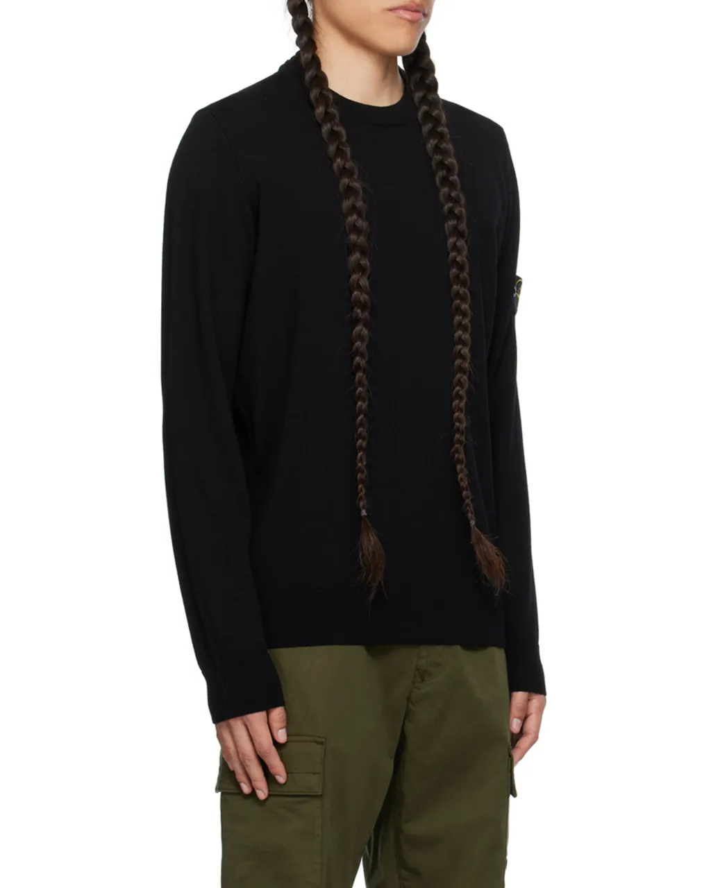 Logo Patch Crewneck Jumper