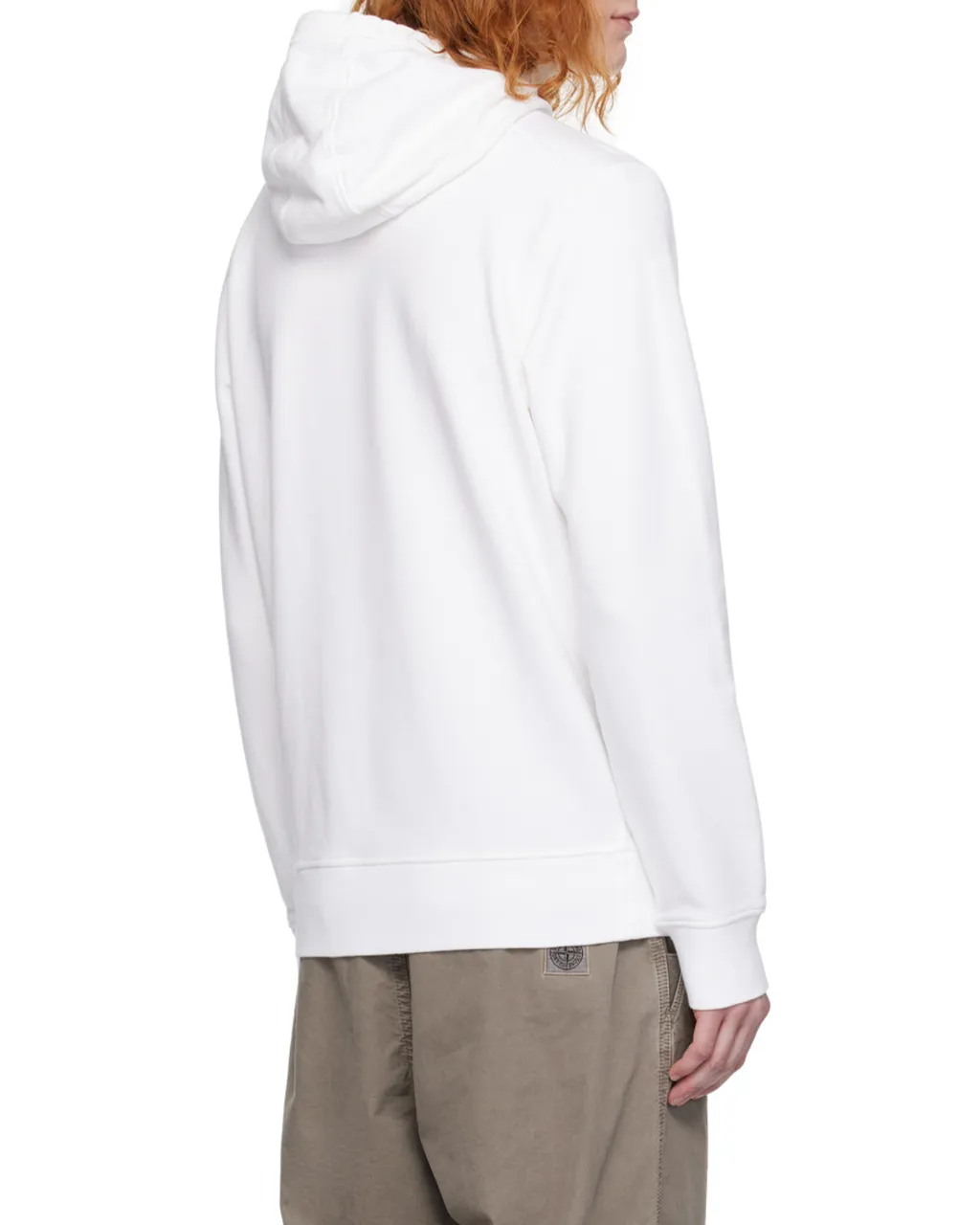 Logo Patch Drawstring Hoodie