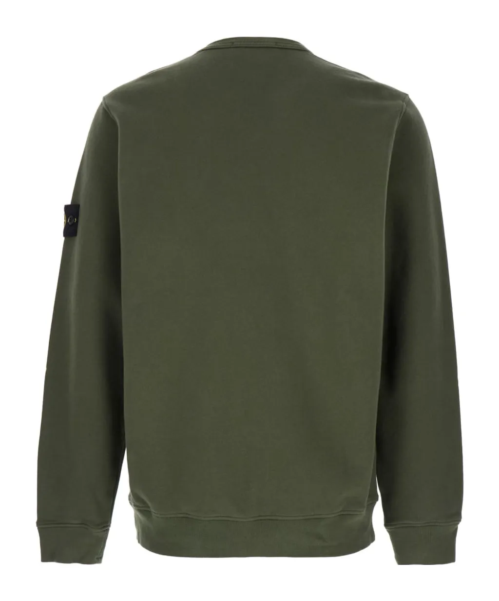 Logo Patch Crewneck Sweatshirt