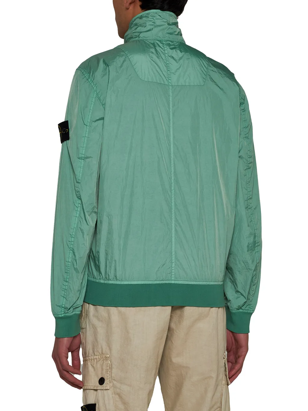 High-Neck Zipped Jacket