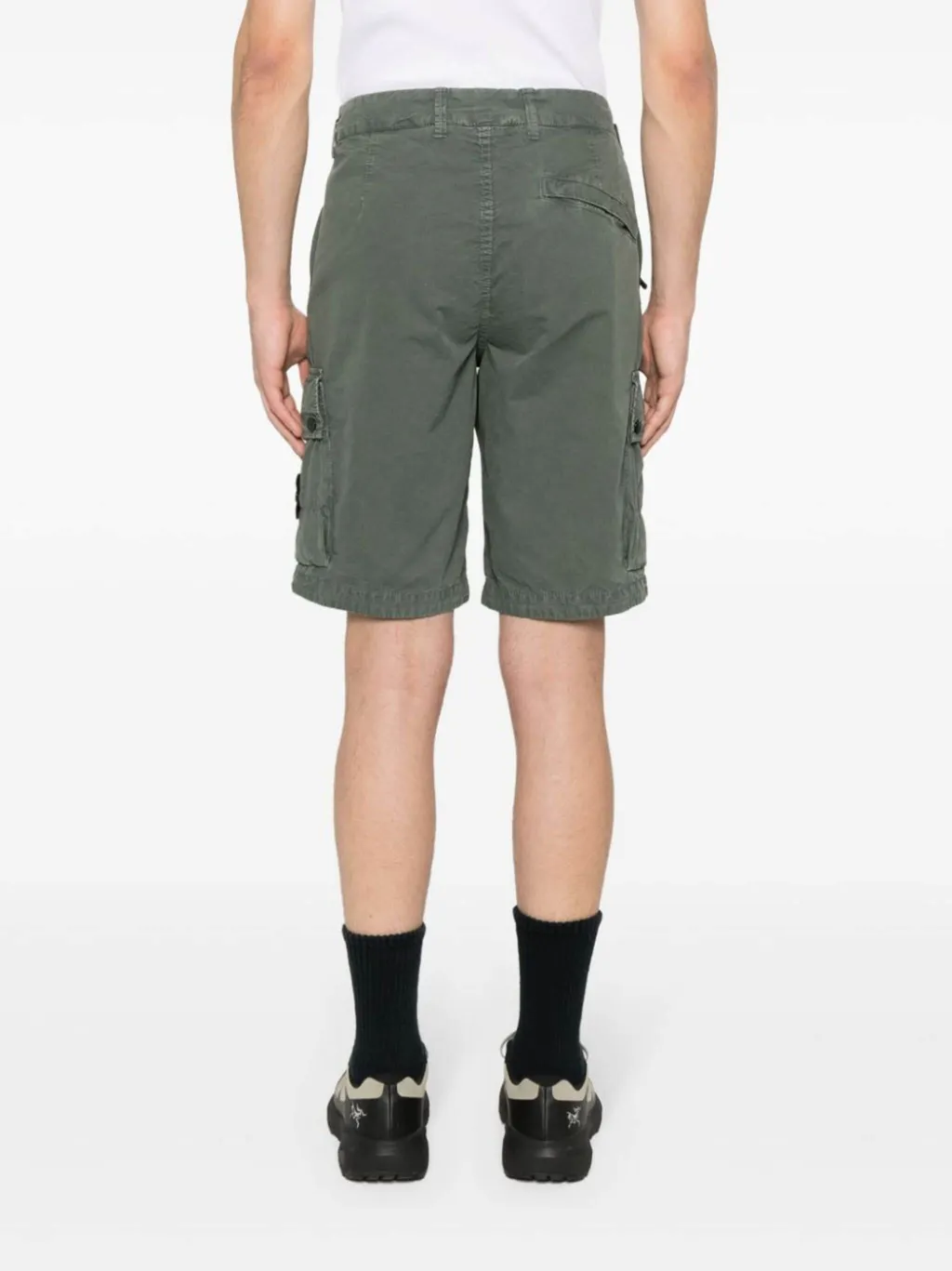 Logo Patch Knee-High Shorts