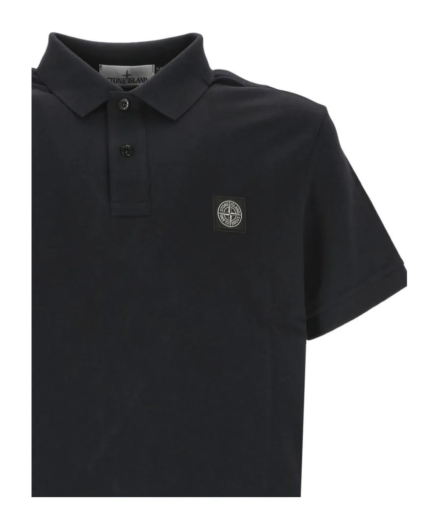 Logo Patch Polo Shirt