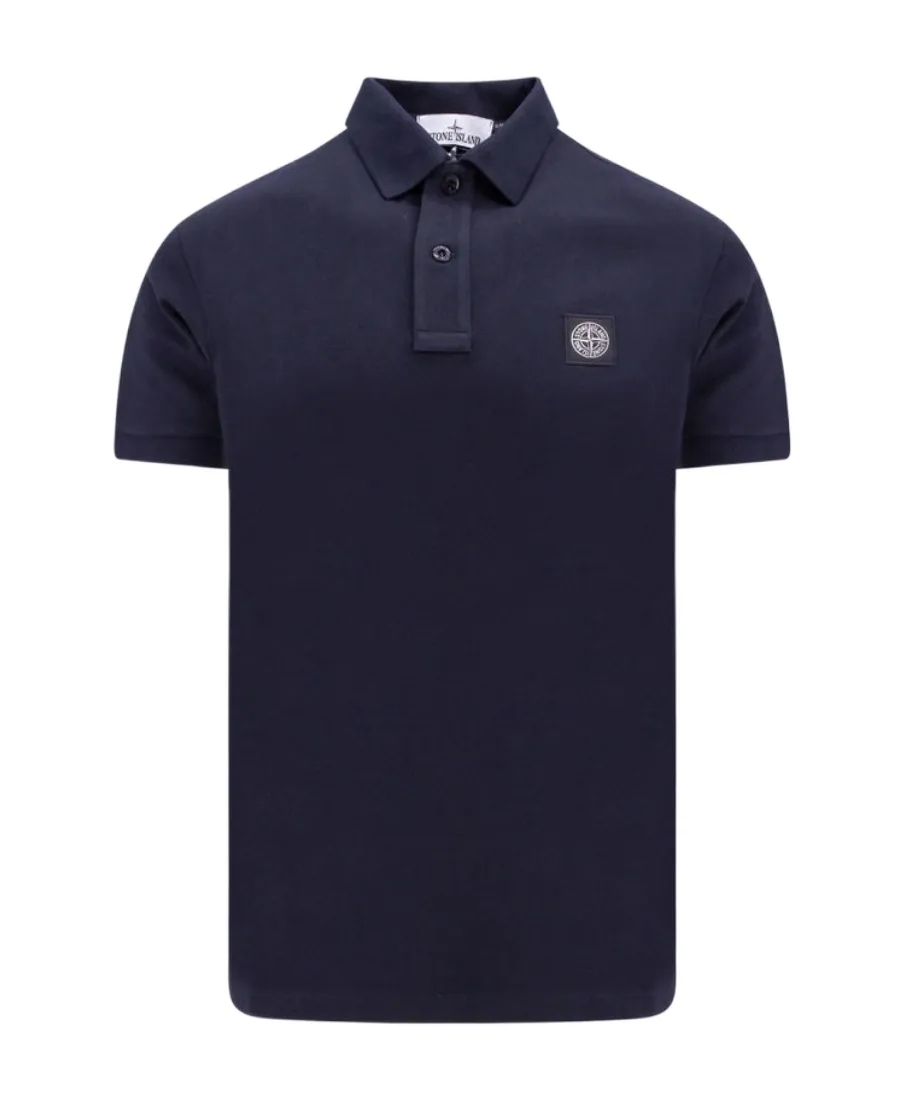 Compass Patch Short-Sleeved Polo Shirt