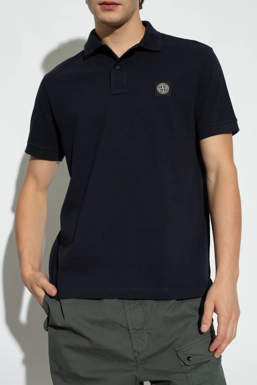 Compass Patch Short-Sleeved Polo Shirt