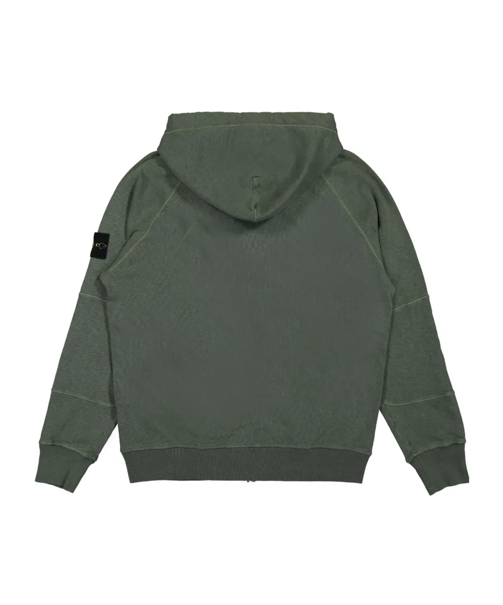 Logo Patch Zipped Hoodie