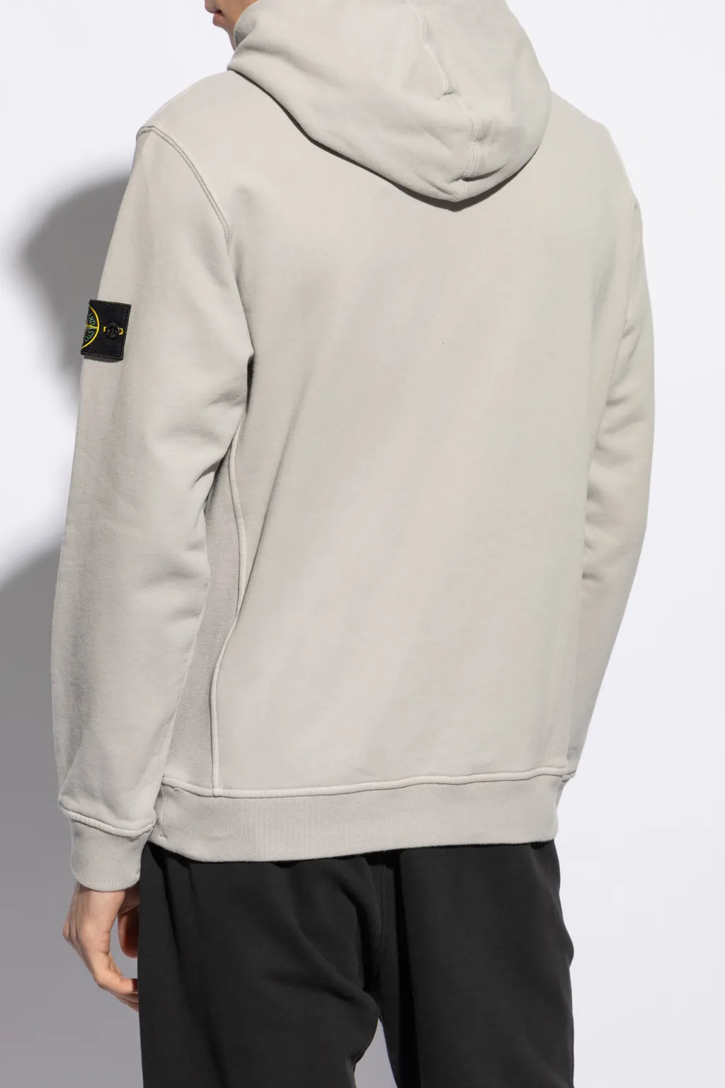 Logo Patch Drawstring Hoodie