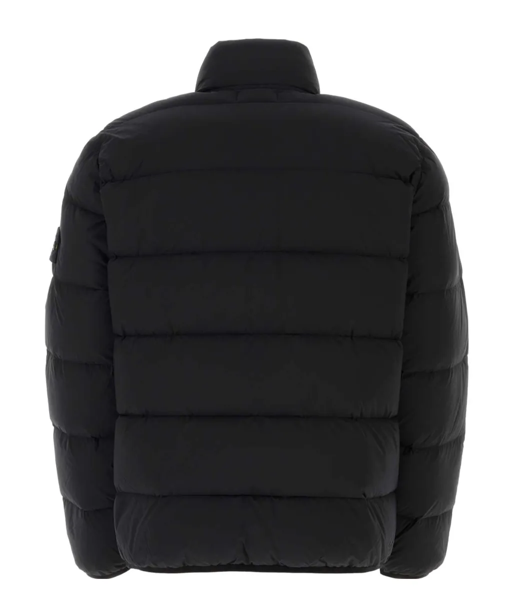 High-Neck Zip Up Coat