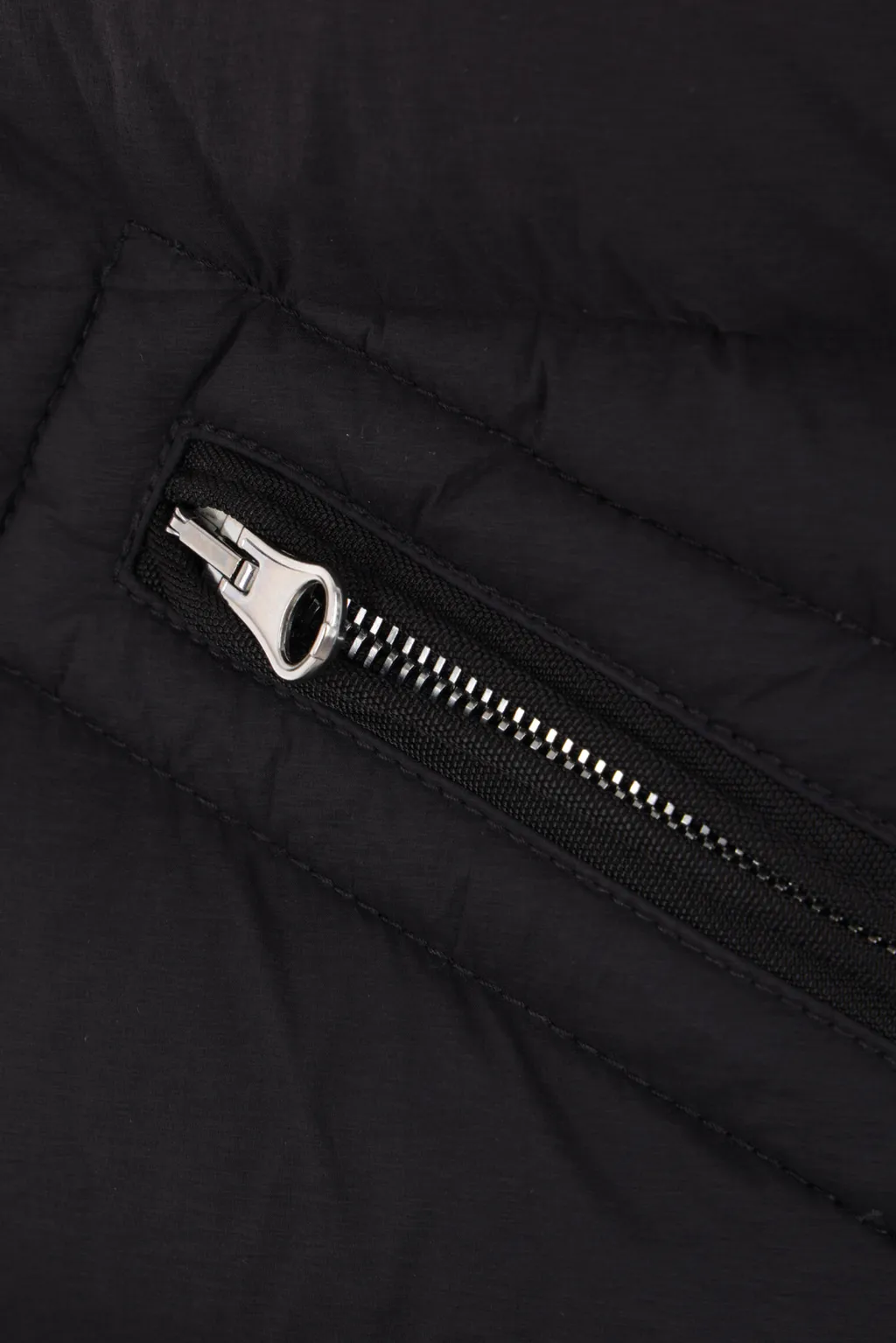 High-Neck Zip Up Coat